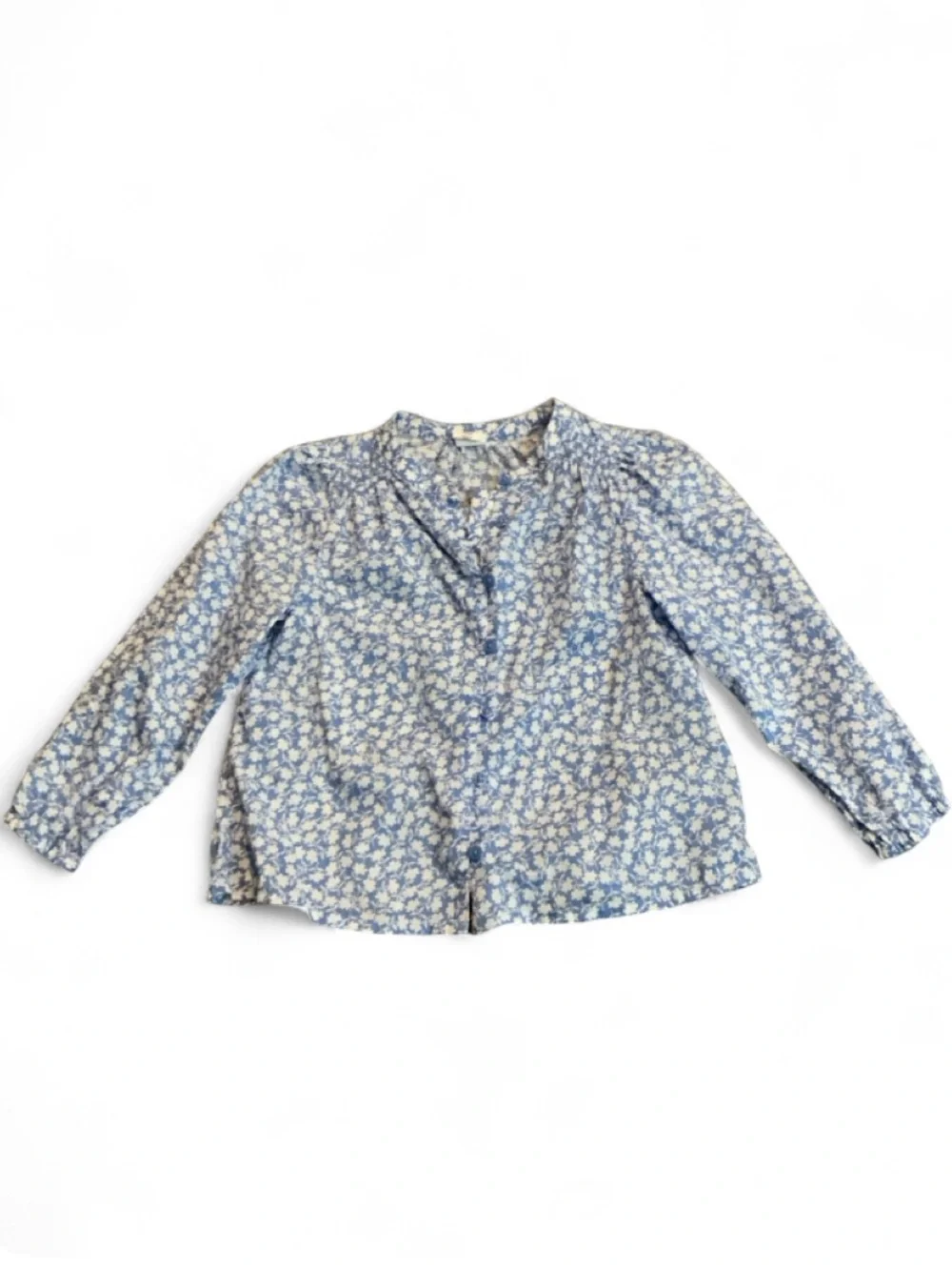 GAP Floral Button-Front Blouse Girls 4yrs Toddler